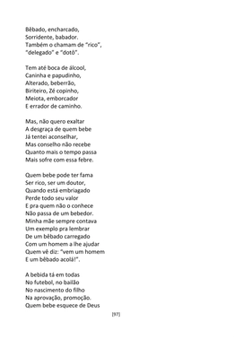 A Cadeia Alcoólica - Frases, poemas e reflexões sobre o alcoolismo — page 97