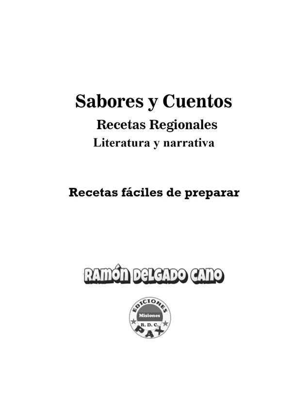 RECETAS Y CUENTOS 1