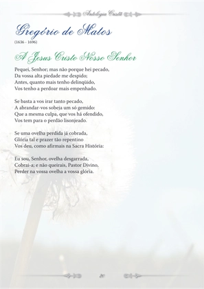 Antologia de Poesia Cristã em Língua Portuguesa — page 20