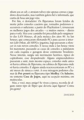 FLIPERAMIGOS - Resenhas e Crônicas Retrogamers — page 21