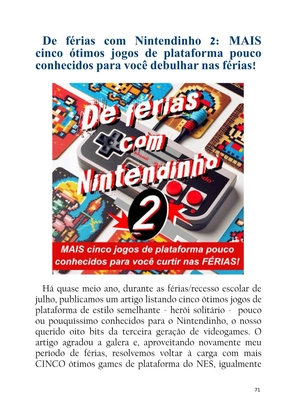 FLIPERAMIGOS - Resenhas e Crônicas Retrogamers — page 71