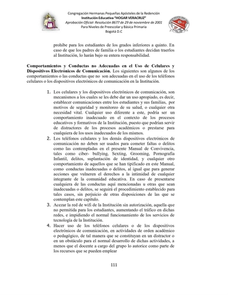 MANUAL DE CONVIVENCIA IEHV AÑO 2025 — page 111