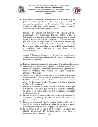 MANUAL DE CONVIVENCIA IEHV AÑO 2025 — page 122