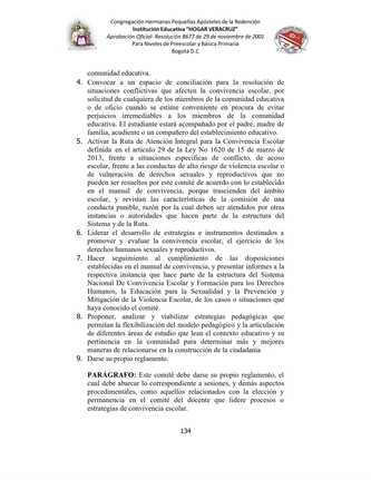 MANUAL DE CONVIVENCIA IEHV AÑO 2025 — page 134