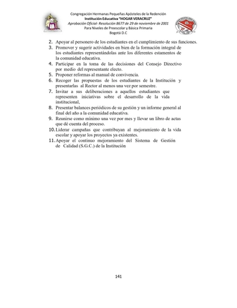 MANUAL DE CONVIVENCIA IEHV AÑO 2025 — page 141