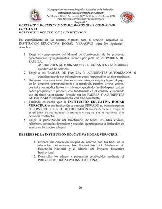 MANUAL DE CONVIVENCIA IEHV AÑO 2025 — page 20