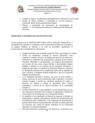 MANUAL DE CONVIVENCIA IEHV AÑO 2025 — page 21