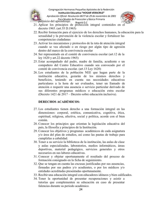 MANUAL DE CONVIVENCIA IEHV AÑO 2025 — page 24