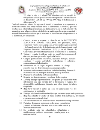 MANUAL DE CONVIVENCIA IEHV AÑO 2025 — page 26