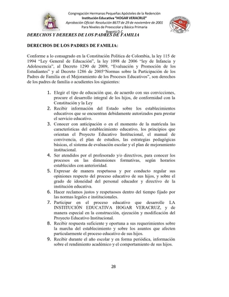 MANUAL DE CONVIVENCIA IEHV AÑO 2025 — page 28