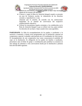 MANUAL DE CONVIVENCIA IEHV AÑO 2025 — page 33