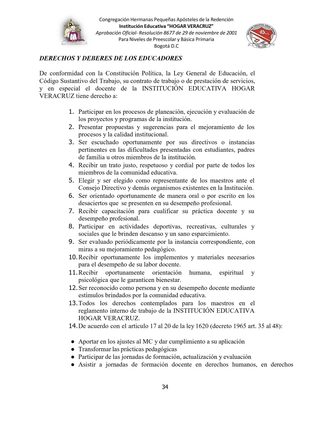 MANUAL DE CONVIVENCIA IEHV AÑO 2025 — page 34