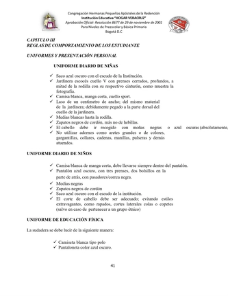 MANUAL DE CONVIVENCIA IEHV AÑO 2025 — page 41