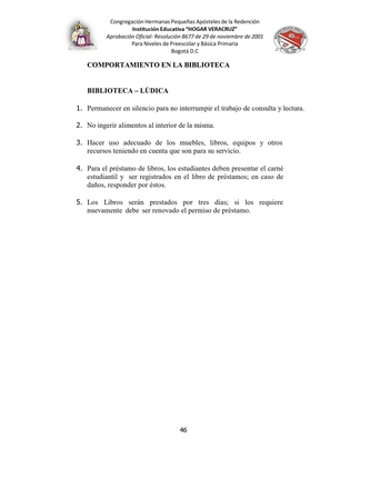 MANUAL DE CONVIVENCIA IEHV AÑO 2025 — page 46