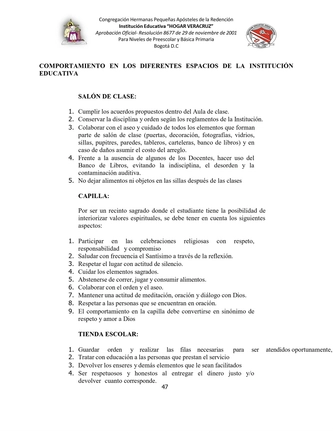 MANUAL DE CONVIVENCIA IEHV AÑO 2025 — page 47