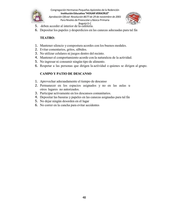MANUAL DE CONVIVENCIA IEHV AÑO 2025 — page 48