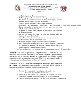 MANUAL DE CONVIVENCIA IEHV AÑO 2025 — page 50