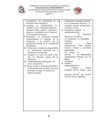 MANUAL DE CONVIVENCIA IEHV AÑO 2025 — page 60