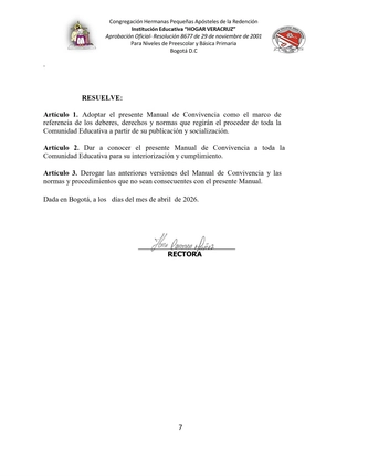 MANUAL DE CONVIVENCIA IEHV AÑO 2025 — page 7