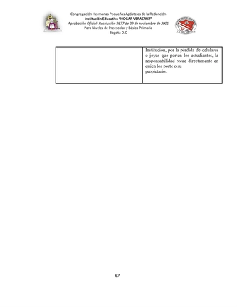 MANUAL DE CONVIVENCIA IEHV AÑO 2025 — page 67