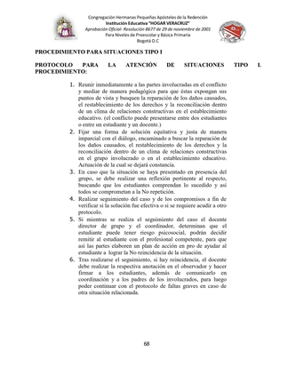MANUAL DE CONVIVENCIA IEHV AÑO 2025 — page 68