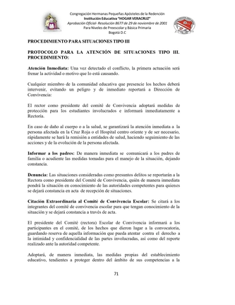 MANUAL DE CONVIVENCIA IEHV AÑO 2025 — page 71