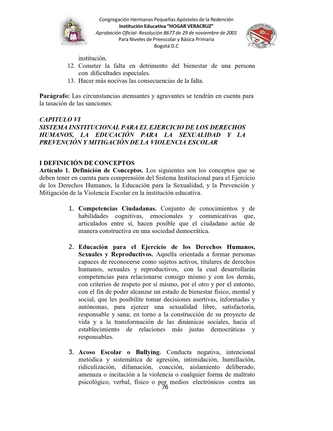 MANUAL DE CONVIVENCIA IEHV AÑO 2025 — page 76