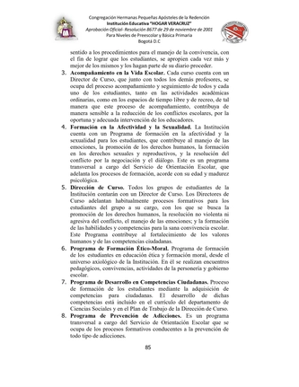 MANUAL DE CONVIVENCIA IEHV AÑO 2025 — page 85