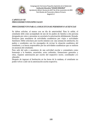 MANUAL DE CONVIVENCIA IEHV AÑO 2025 — page 100