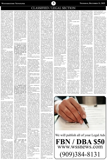 WSS | Volume 39 No. 39 — page 5