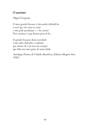 O ABORTO em Frases, Poemas e Reflexões - Antologia — page 105
