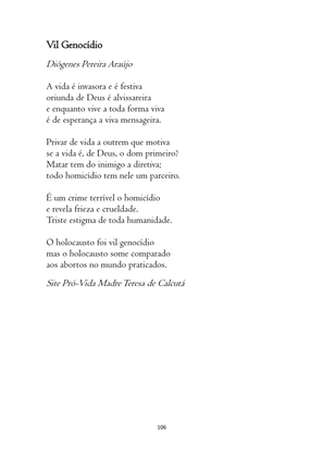 O ABORTO em Frases, Poemas e Reflexões - Antologia — page 106