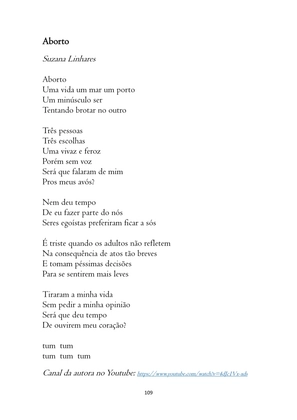 O ABORTO em Frases, Poemas e Reflexões - Antologia — page 109