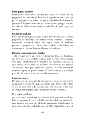 O ABORTO em Frases, Poemas e Reflexões - Antologia — page 116
