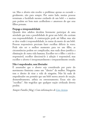 O ABORTO em Frases, Poemas e Reflexões - Antologia — page 117