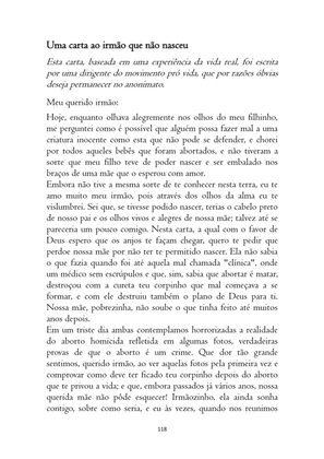 O ABORTO em Frases, Poemas e Reflexões - Antologia — page 118