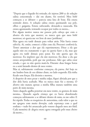 O ABORTO em Frases, Poemas e Reflexões - Antologia — page 122