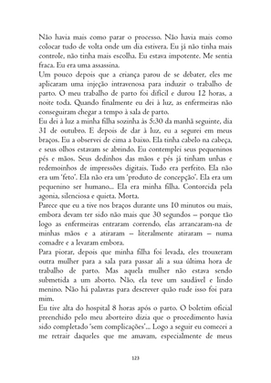 O ABORTO em Frases, Poemas e Reflexões - Antologia — page 123