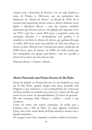 O ABORTO em Frases, Poemas e Reflexões - Antologia — page 131
