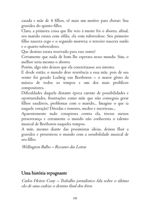 O ABORTO em Frases, Poemas e Reflexões - Antologia — page 135