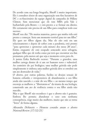 O ABORTO em Frases, Poemas e Reflexões - Antologia — page 147