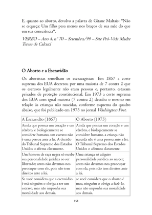 O ABORTO em Frases, Poemas e Reflexões - Antologia — page 158