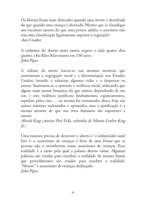 O ABORTO em Frases, Poemas e Reflexões - Antologia — page 17