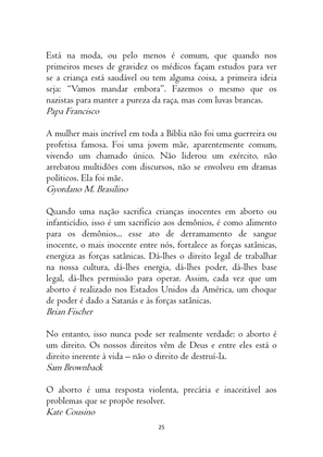 O ABORTO em Frases, Poemas e Reflexões - Antologia — page 25