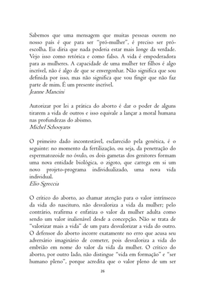 O ABORTO em Frases, Poemas e Reflexões - Antologia — page 26