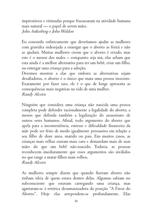 O ABORTO em Frases, Poemas e Reflexões - Antologia — page 32