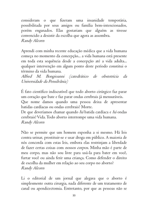 O ABORTO em Frases, Poemas e Reflexões - Antologia — page 33