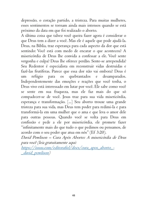 O ABORTO em Frases, Poemas e Reflexões - Antologia — page 48