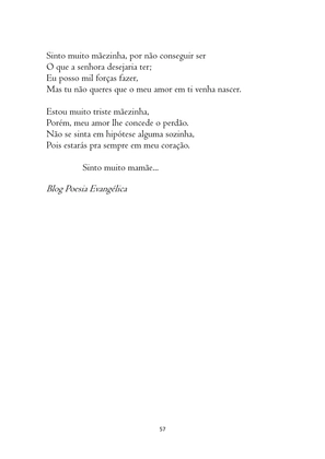 O ABORTO em Frases, Poemas e Reflexões - Antologia — page 57