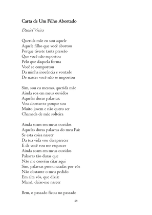 O ABORTO em Frases, Poemas e Reflexões - Antologia — page 69